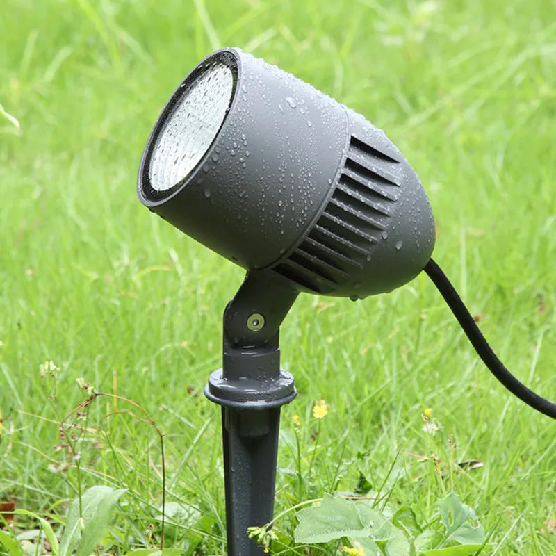 DC12V  Aluminum LED Garden Lawn Lamp 4W 10W 12W 220V 110V Outdoor LED
