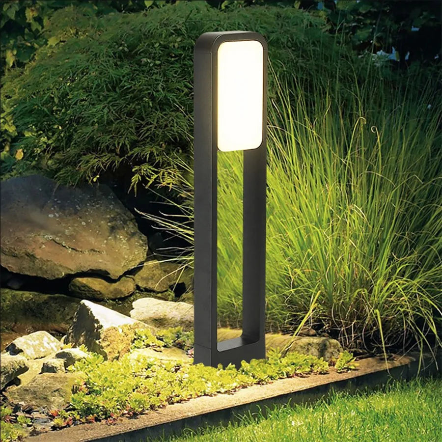 20W  Outdoor Stand Pole Column LED Lawn Light Aluminum Garden Lawn