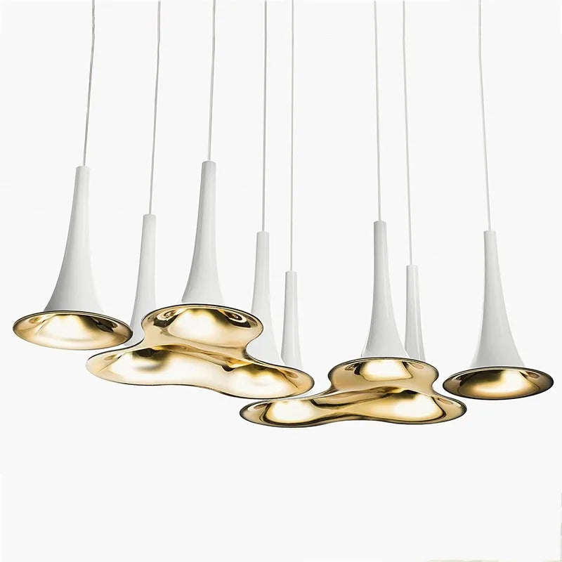 Modern Simple LED Pendant Light Iron Nordic Creative Dining Room