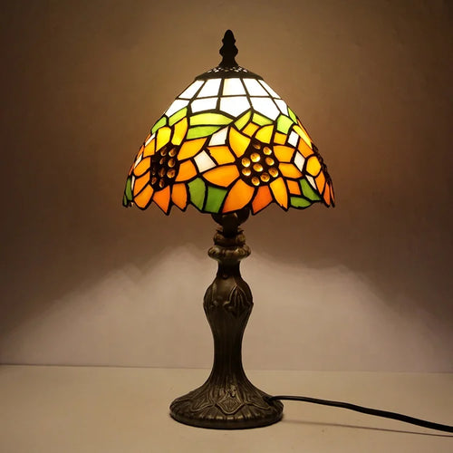 Sunflower Tiffany Style table lamp Antique Desk Lamps