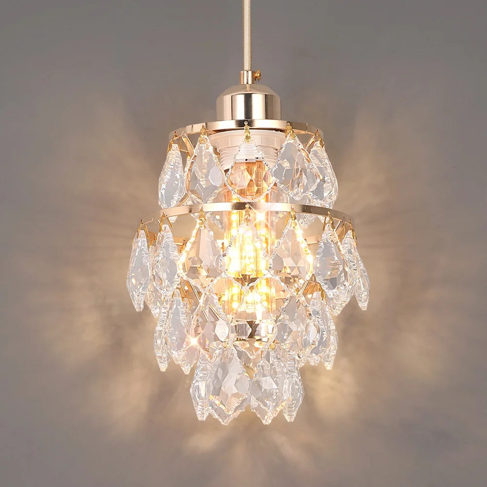 120cm Wire Hanging Crystal Modern Pendant Light