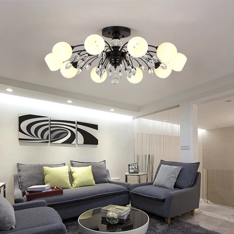 Nordic LED Ceiling Lamp Postmodern Living Room Bedroom Decoration