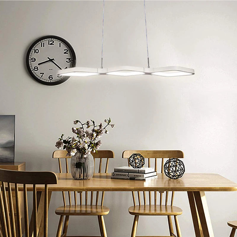 Modern simple dimmable dining table hanging light LED pendant light