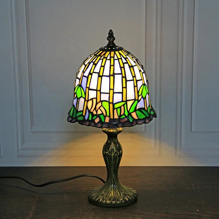 Stained Glass Bedside Lamps Fabulous 8" Water Lily Style