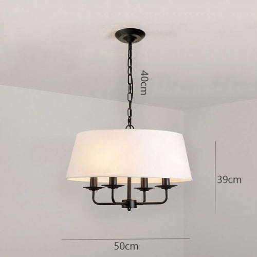 American Retro Living Room Pendant Lights Home Decor Hanging Lamp for