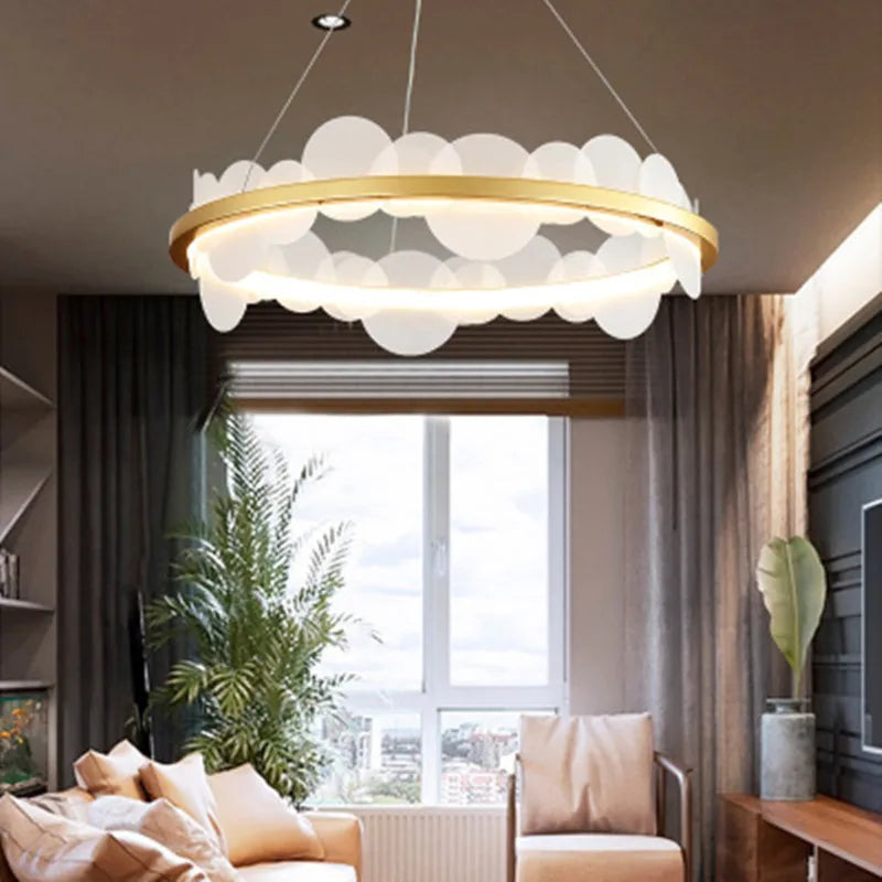 Nordic light luxury post-modern living room simple model room