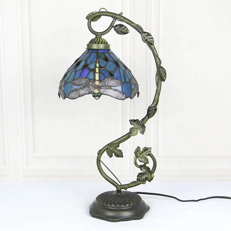 Tiffany Lamp Dragonfly Style Stained Glass Table Lamps