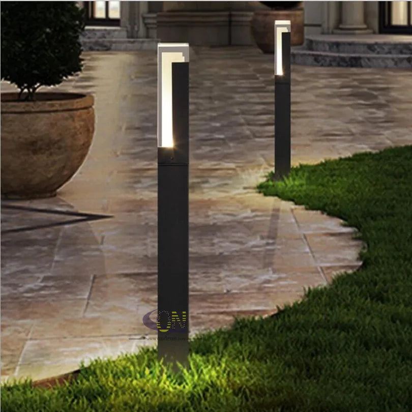 12W COB LED Exterior Bollard light 1000lm H600mm outdoor floor light