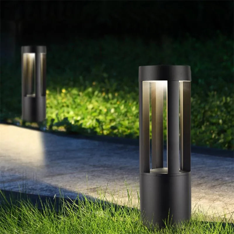 10W Black shell Outdoor Waterproof LED Light for Lawn Decoration Yard