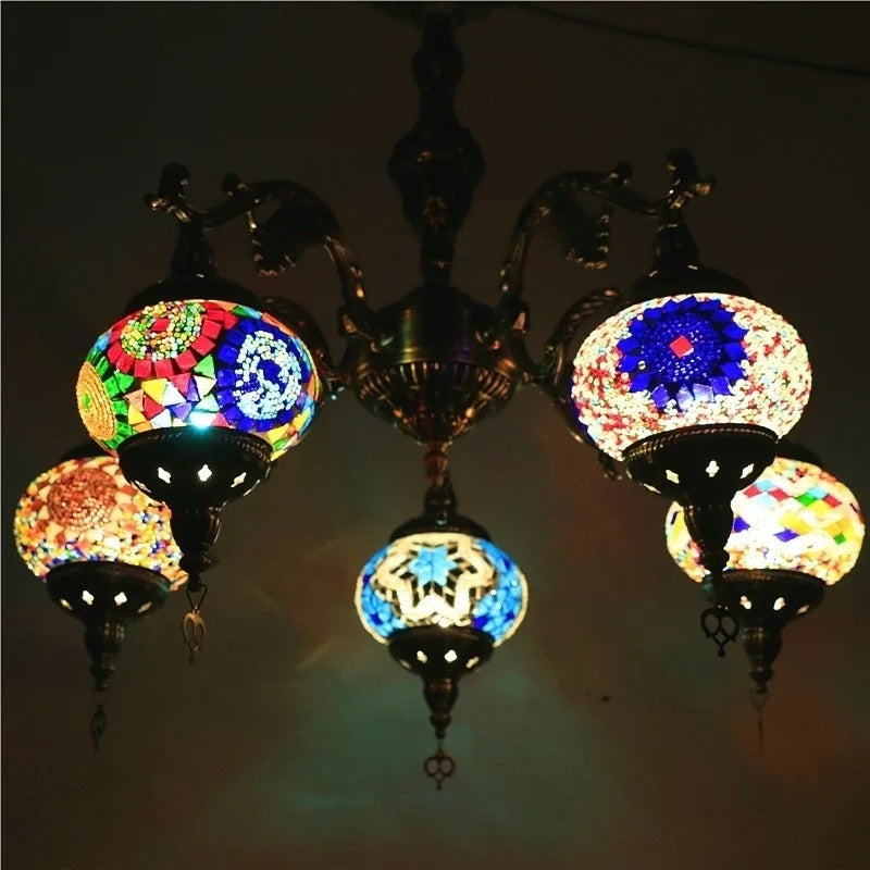 Mosaic LED Pendant Lights Dining Table Kitchen Bedroom Foyer Living