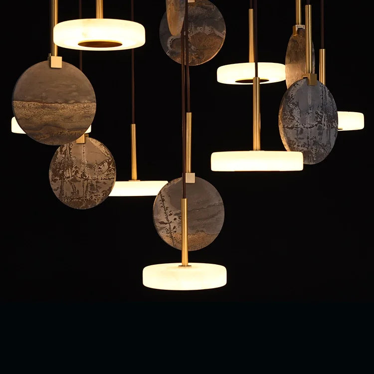 Modern LED Pendant Lights Creative Wood Hanging Lamp For Living Room