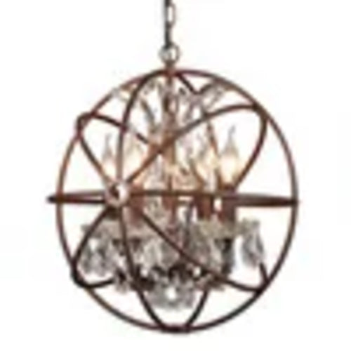 american retro style bar restaurant clothing store globe pendant light