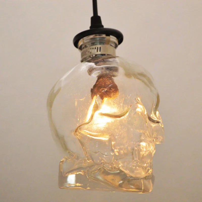 Vintage Wall Lamp Industrial Loft Decoration skull lamp Bedside Lamp