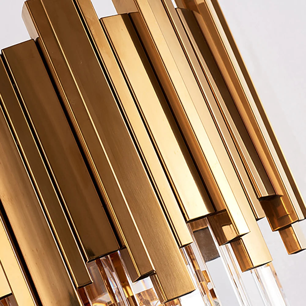 Youlaike Gold Modern Wall Sconces Lighting AC110-240V Two Level