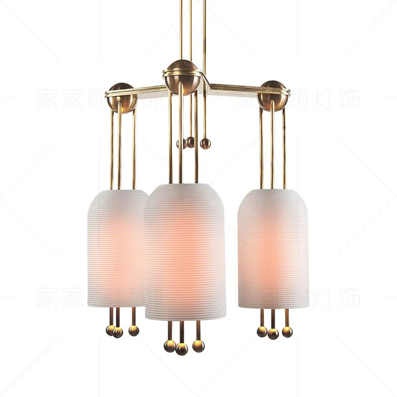 Modern minimalist creative table lamp thread model bedroom living room