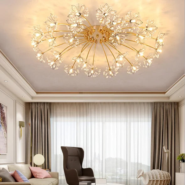 European chandelier ceiling lamp for bedroom living room decor