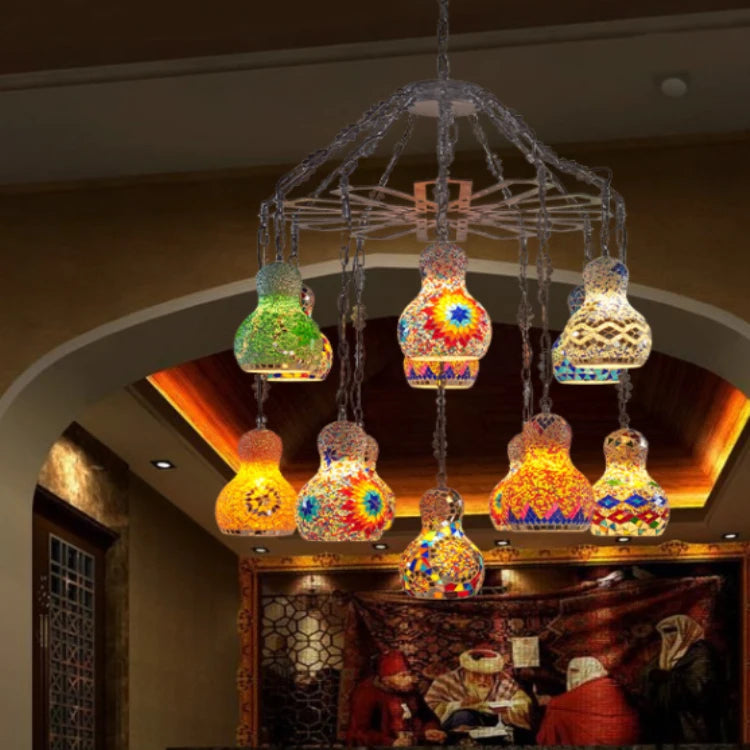 Pendant Lights Handmade Mosaic Ball Lamps Living Room