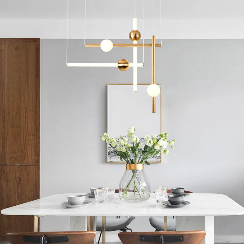 Modern Ceiling Lamp Glass Pendant Light Kitchen Lights Bar Chandelier