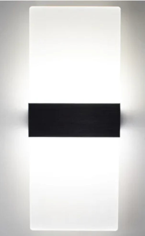 Waterproof LED Wall Light Indoor Modern Living Room Square Acrylic