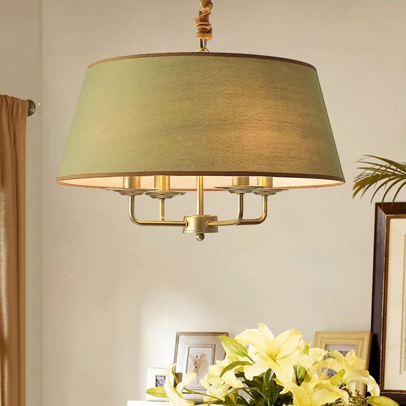 American Retro Living Room Pendant Lights Home Decor Hanging Lamp for