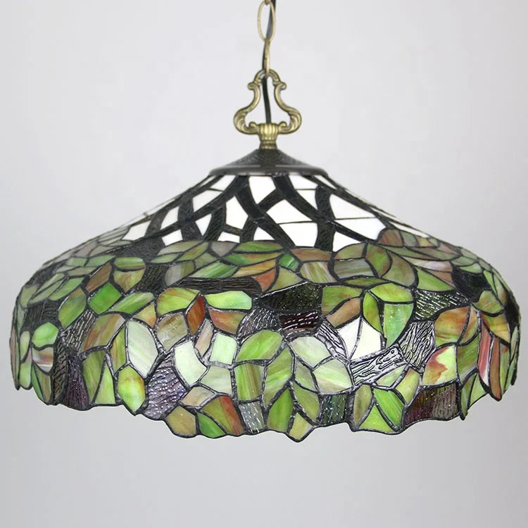 Victorian Tiffany-Style 2-Light Ceiling Pendant Fixture