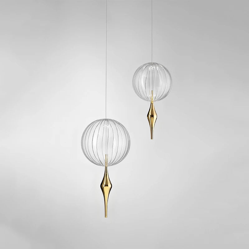 Indoor Lighting Glass Pendant Light Led Chandeliers Design American