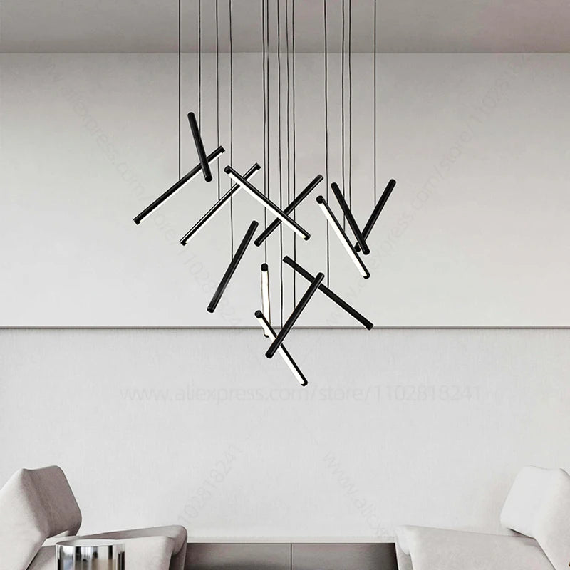 Modelling Chandelier Modern Art Living Room Lamp Designer