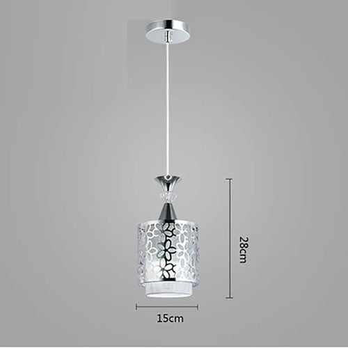 Modern Iron Hollow Pendant Lights Nordic Pendant Lamp for Dining Room