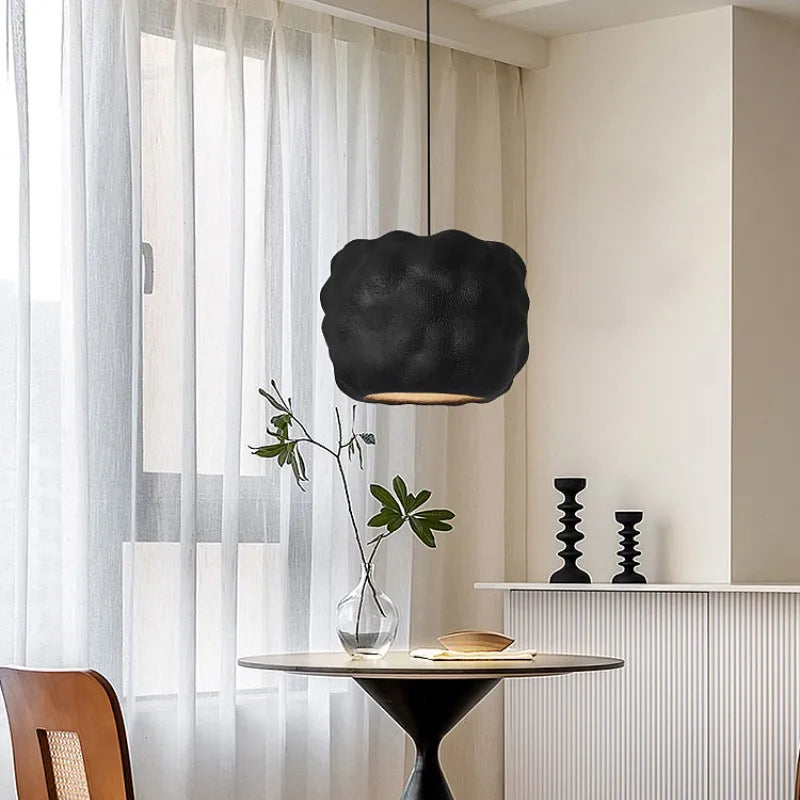 Nordic Creamy Style E27 Pendant Lights Bedside Hanging Lamp