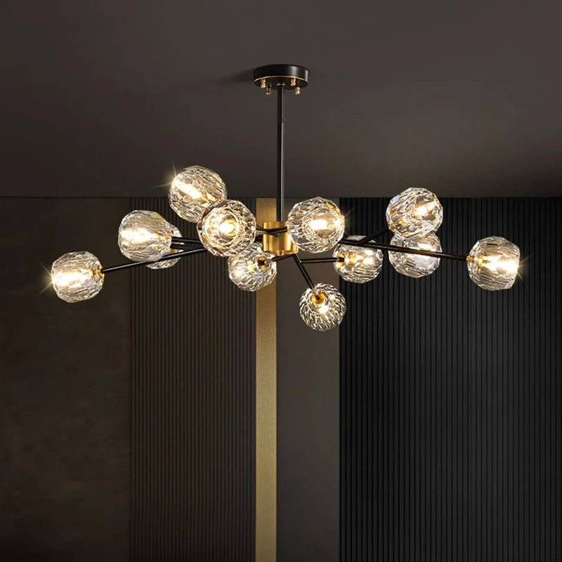 Luxury Crystal Living Room Chandelier - Pendant Lights