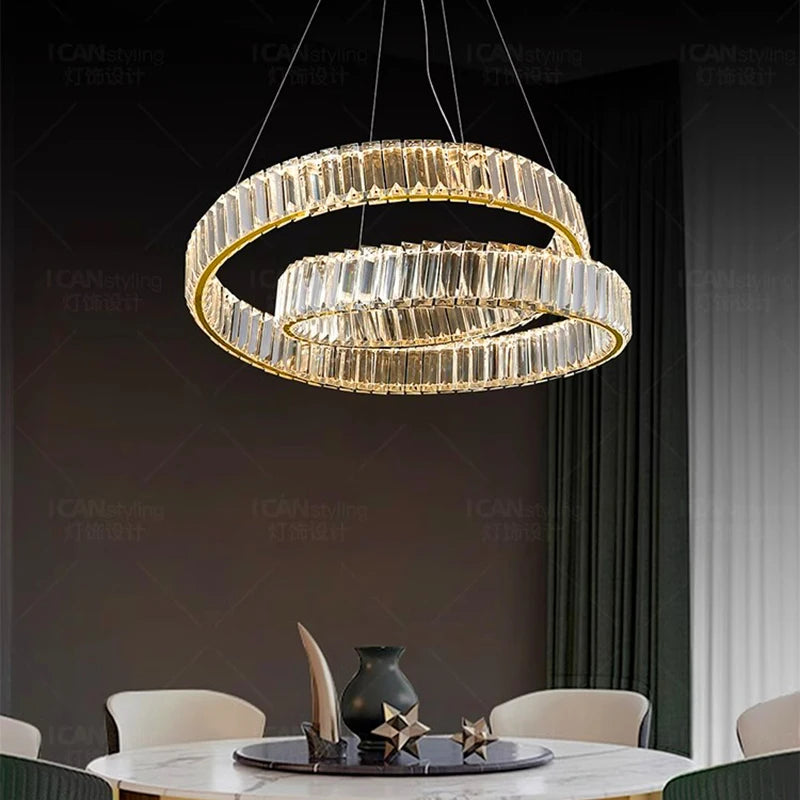 Home Decoration Pendant Lights, Luxury Crystal Living Room Chandelier