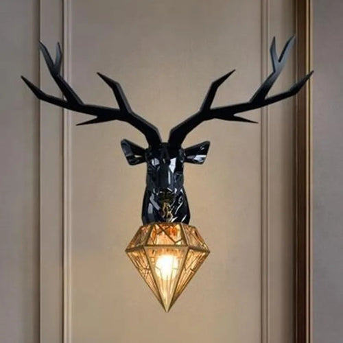 Contemporary Indoor Decoration Deer Animal LED Wall Lamp Living Room