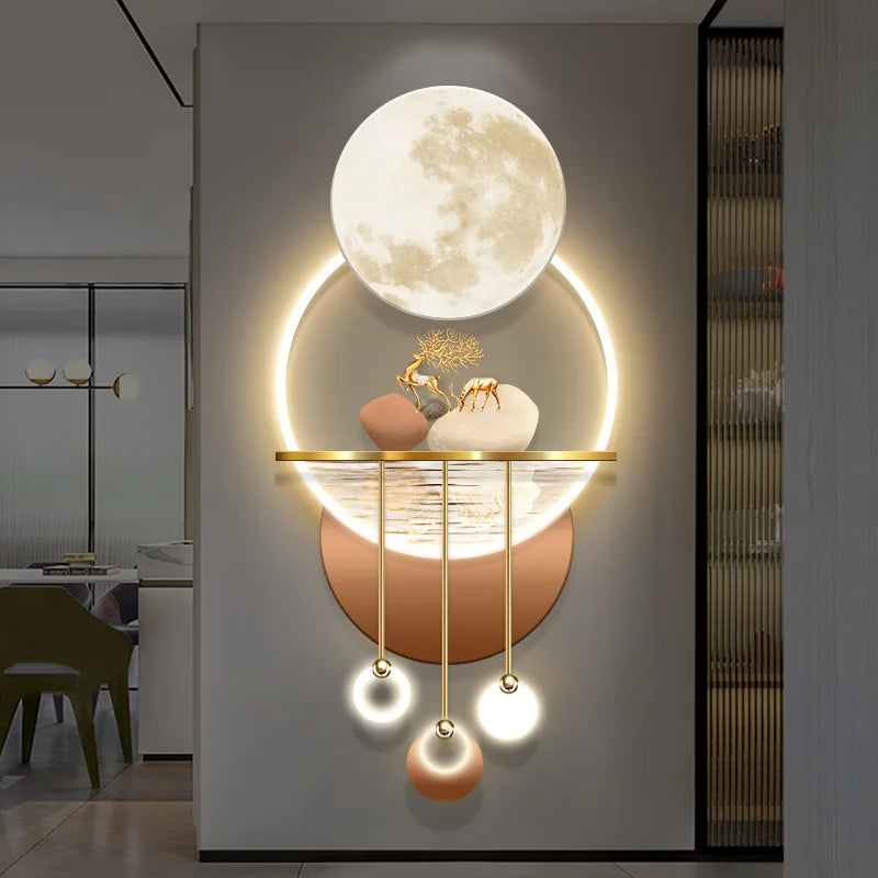 Modern Luxury LED Background Wall Light Nordic Creative Decorative