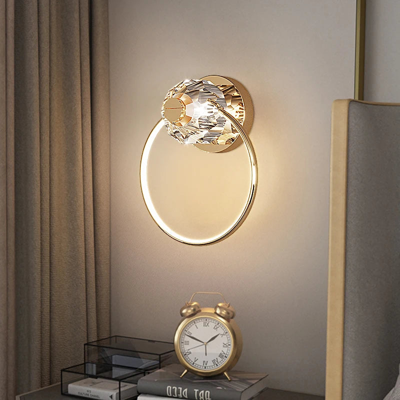 Light Luxury Creative Modern Design Crystal Crystal Ring Aisle