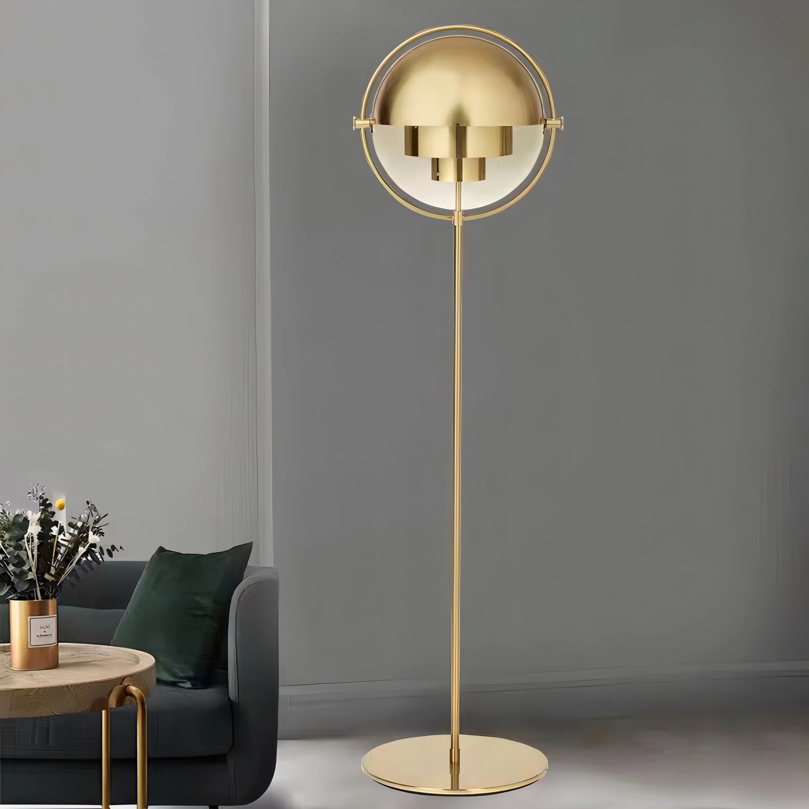 Modern Gubi Floor Lamps for Living Room Home Decor Designer Black Gold