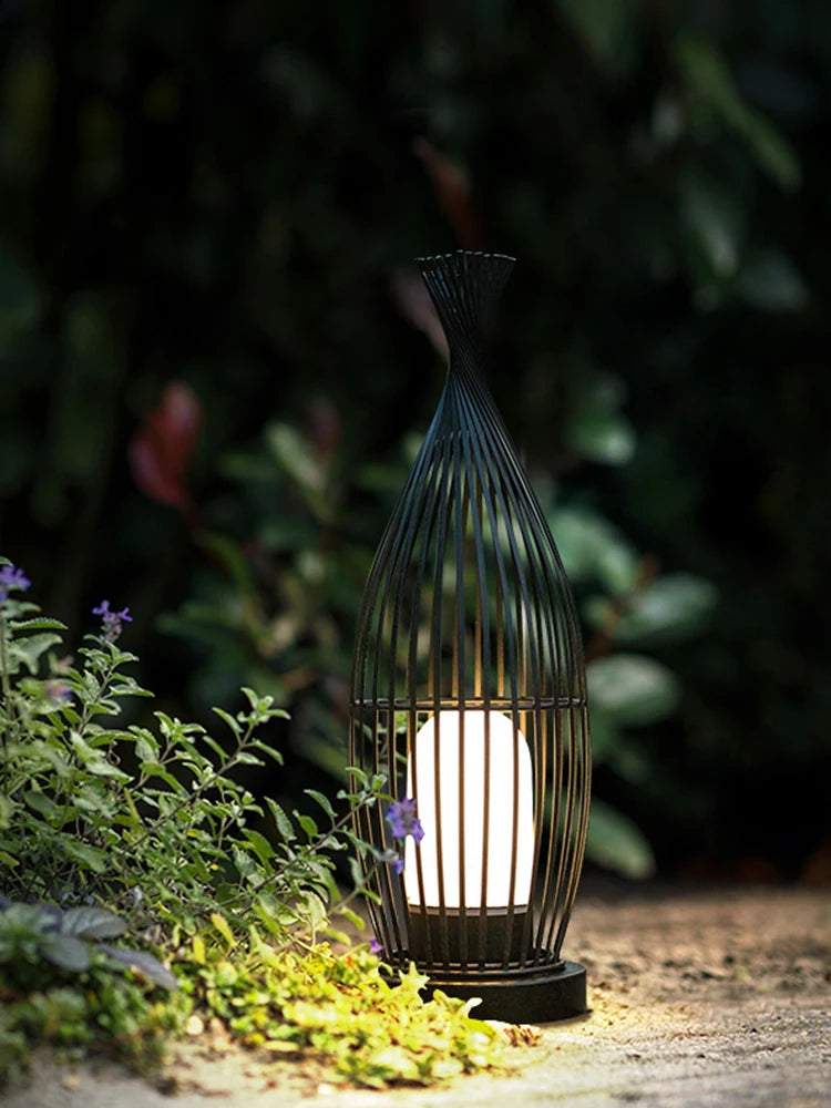 Outdoor Waterproof Lawn Lamp Garden Lamp Japanese Style Villa Bright