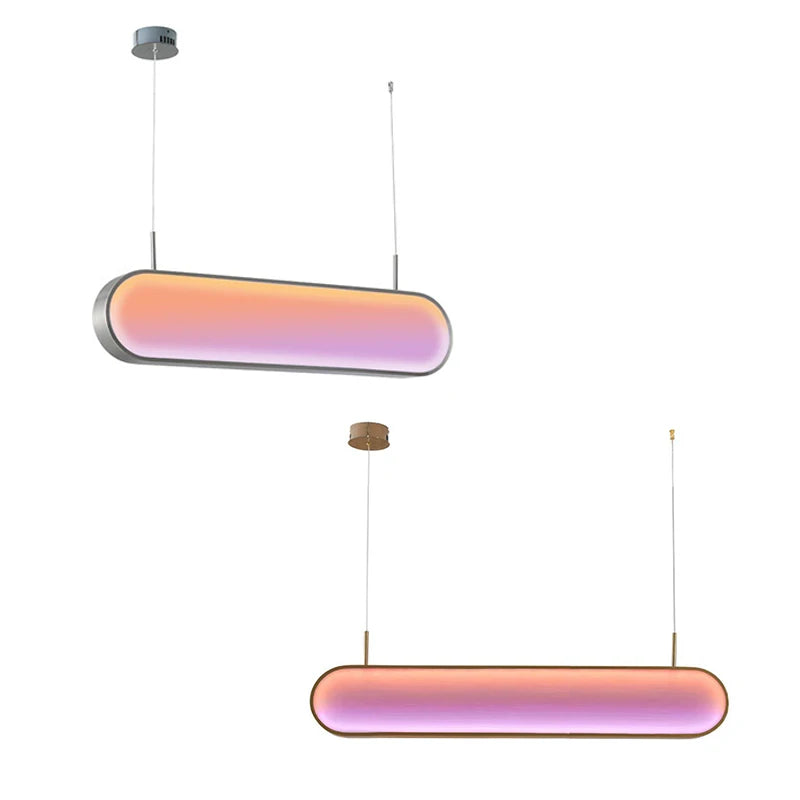 App Control RGB LED Light Pendant Lights Sunset Hanging Lamps for