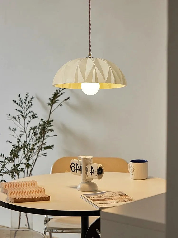 French Cream Style Chandelier - LED Pendant Light for Restaurants