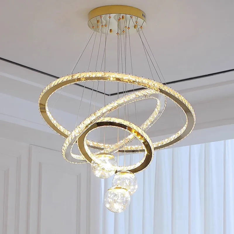 Home living room decoration vintage crystal Pendant Ceiling lamps