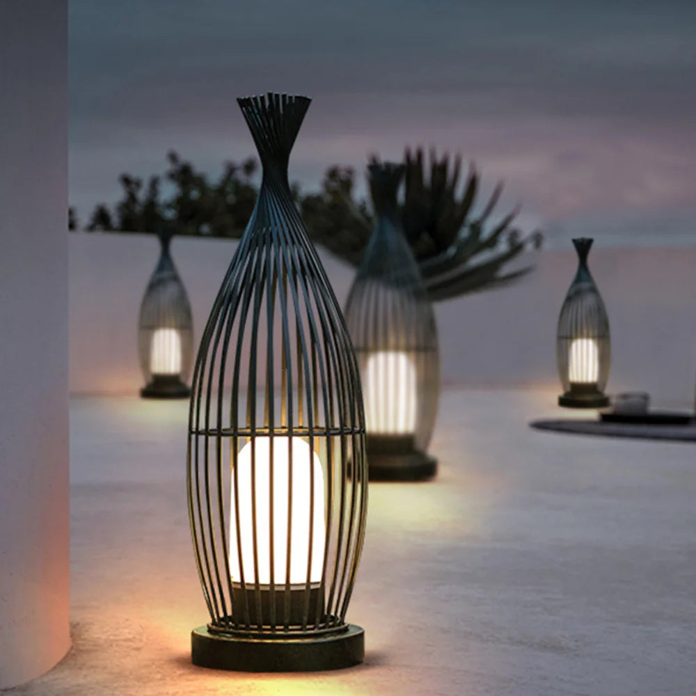 Outdoor Waterproof Lawn Lamp Garden Lamp Japanese Style Villa Bright
