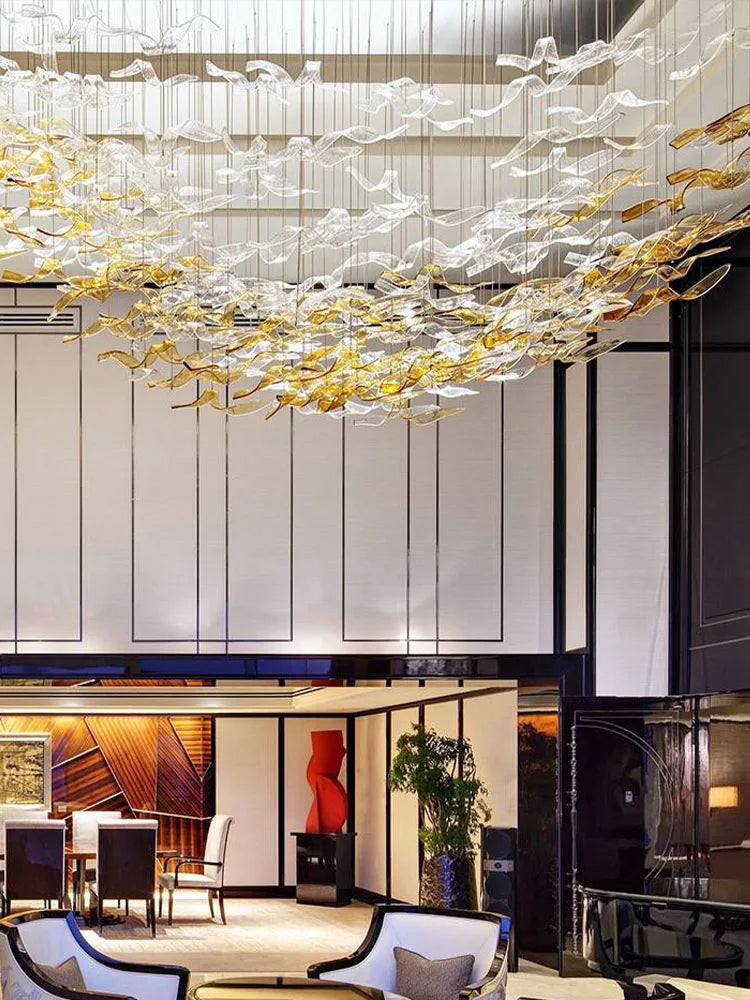 Nordic Luxury Villa Pendent Lamp Restaurant Bar Chandelier Modern