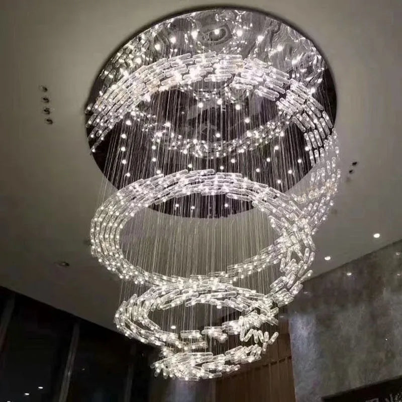 Customized Multiple Styles Chandeliers Hotel Lobby Modern Living Room