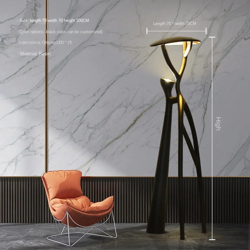 *Sculpture Floor Lamp Designer Hotel Lobby Gallery Exhibition Hall