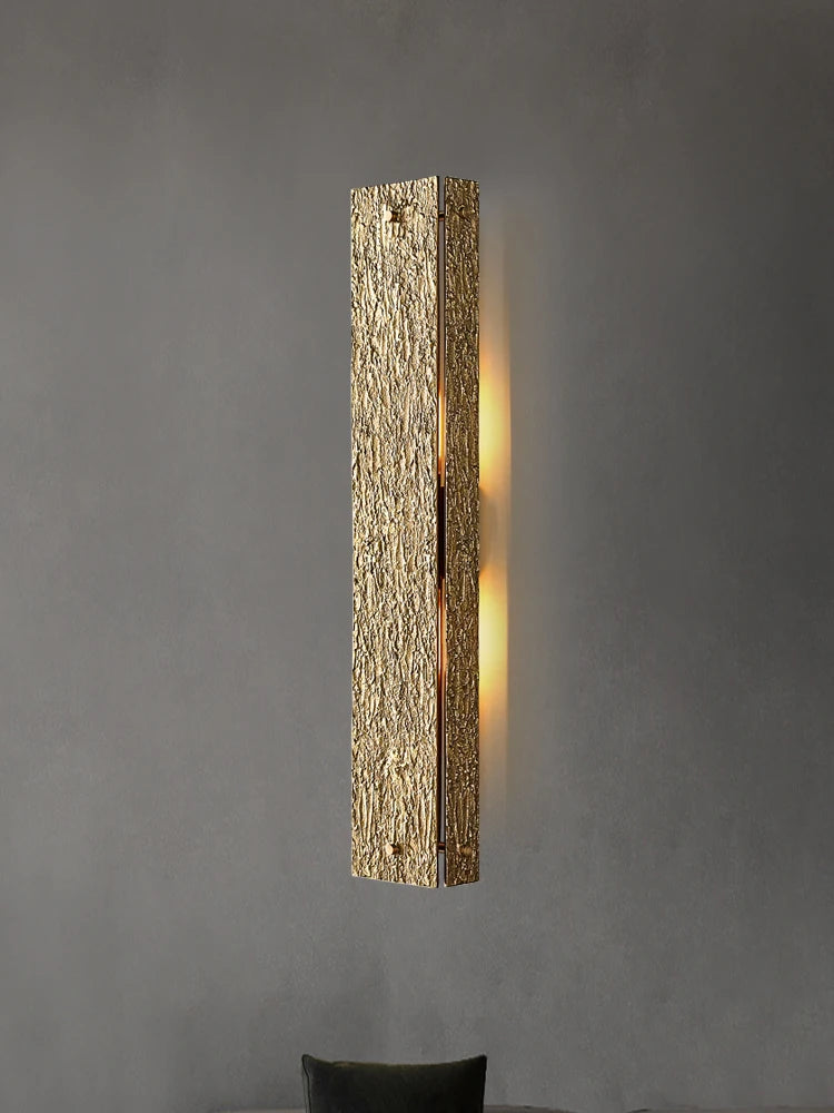 Modern Vouvray Square RH copper wall lamp living room background wall