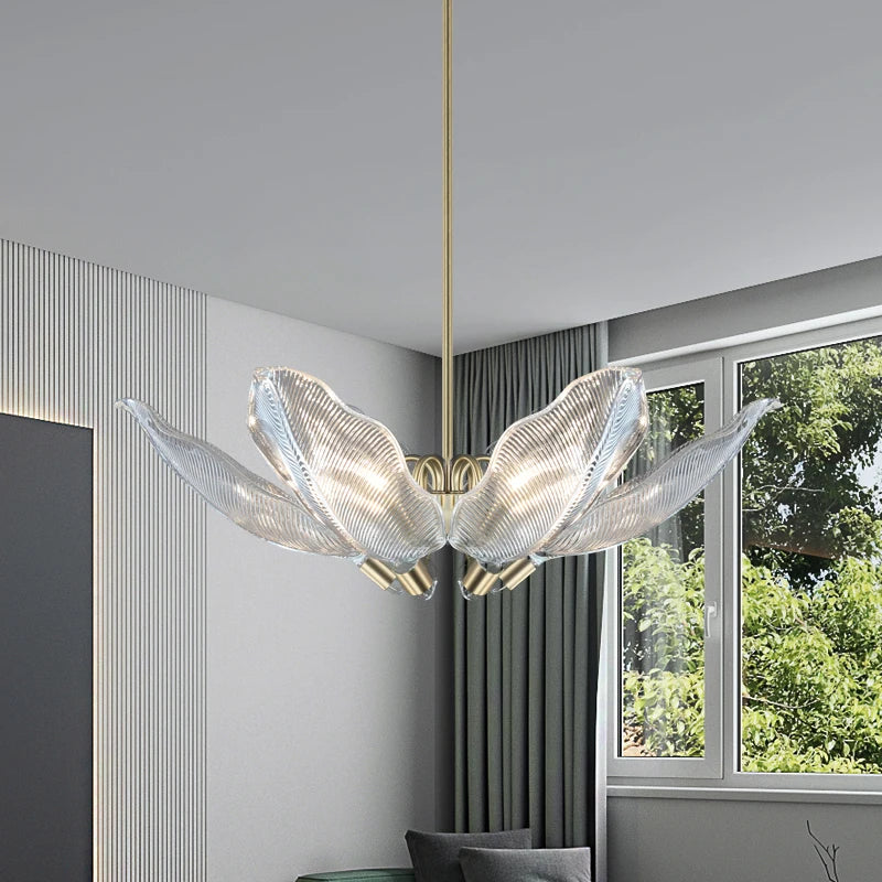 Postmodern living room bedroom chandelier light luxury crystal luxury