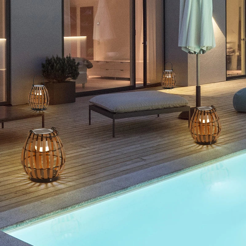 Outdoor IP65 waterproof villa courtyard landscape lawn light solar LED