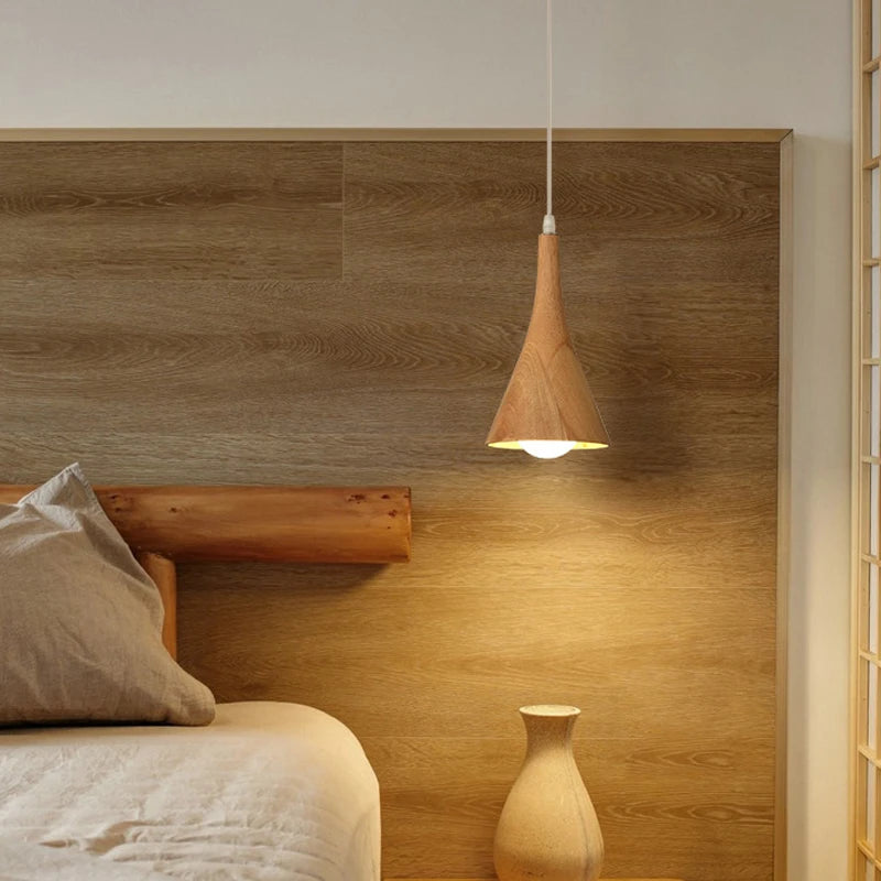 Nordic Pendant Lights Bedroom Bedside Dining Room Chandelier Single