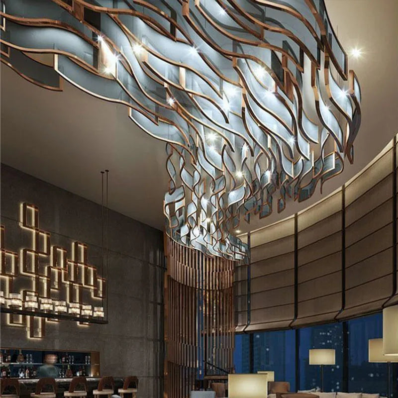 Chandelier Hotel Modern Pendant Light for Living Room Dining Room