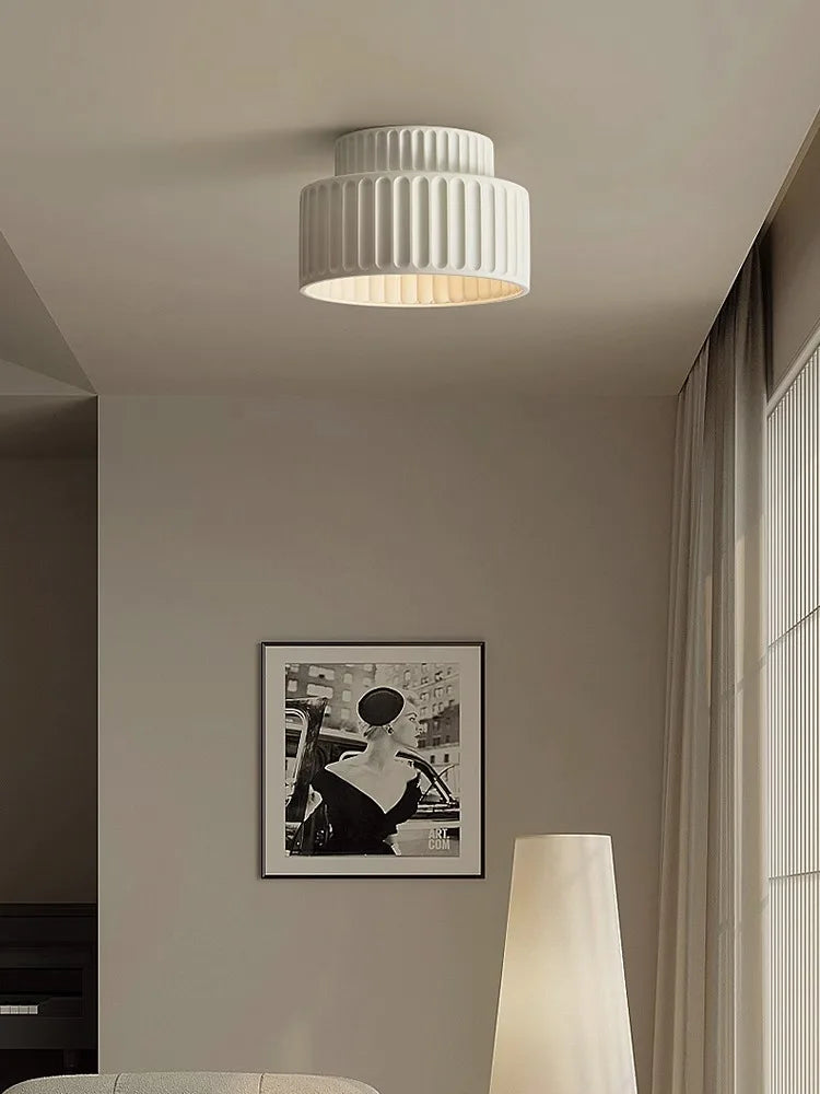 Nordic Cream Wind Ceiling Light - Modern Aisle and Corridor Lighting