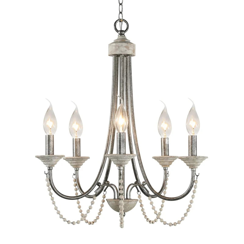 American retro restaurant chandelier living room creative French